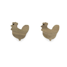Lade das Bild in den Galerie-Viewer, Möbelgriffe "Bauernhoftiere" aus Walnussholz