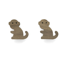 Lade das Bild in den Galerie-Viewer, Möbelgriffe "Dschungel Tiere" aus Walnussholz