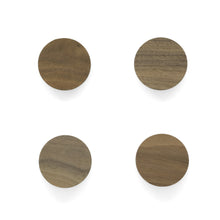 Lade das Bild in den Galerie-Viewer, Möbelgriffe "Rund" aus Walnussholz