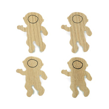 Lade das Bild in den Galerie-Viewer, Möbelgriffe "Weltraum" aus Eichenholz
