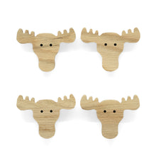 Lade das Bild in den Galerie-Viewer, Möbelgriffe "Skandinavische Tiere" aus Eichenholz