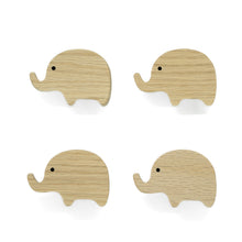 Lade das Bild in den Galerie-Viewer, Möbelgriffe "Afrikanische Tiere" aus Eichenholz