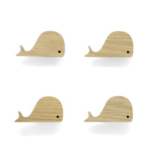 Lade das Bild in den Galerie-Viewer, Möbelgriffe "Meerestiere" aus Eichenholz