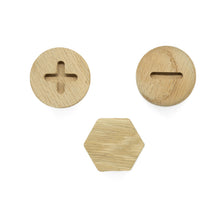 Lade das Bild in den Galerie-Viewer, Möbelgriffe "Schrauben" aus Eichenholz
