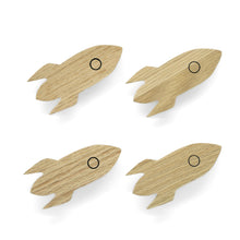 Lade das Bild in den Galerie-Viewer, Möbelgriffe "Weltraum" aus Eichenholz