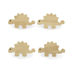 Lade das Bild in den Galerie-Viewer, Möbelgriffe "Dinosaurier" aus Eichenholz