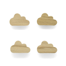 Lade das Bild in den Galerie-Viewer, Möbelgriffe "Sonne, Mond und Sterne" aus Eichenholz