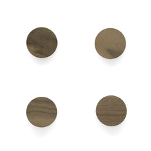 Lade das Bild in den Galerie-Viewer, Möbelgriffe "Rund" aus Walnussholz