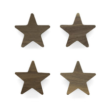 Lade das Bild in den Galerie-Viewer, Möbelgriffe "Sonne, Mond und Sterne" aus Walnussholz