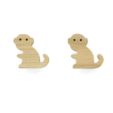 Lade das Bild in den Galerie-Viewer, Handgemachte Möbelgriffe ,,Dschungel Tiere" aus Eichenholz
