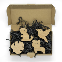 Lade das Bild in den Galerie-Viewer, Wandhaken "Dschungel" aus Eichenholz