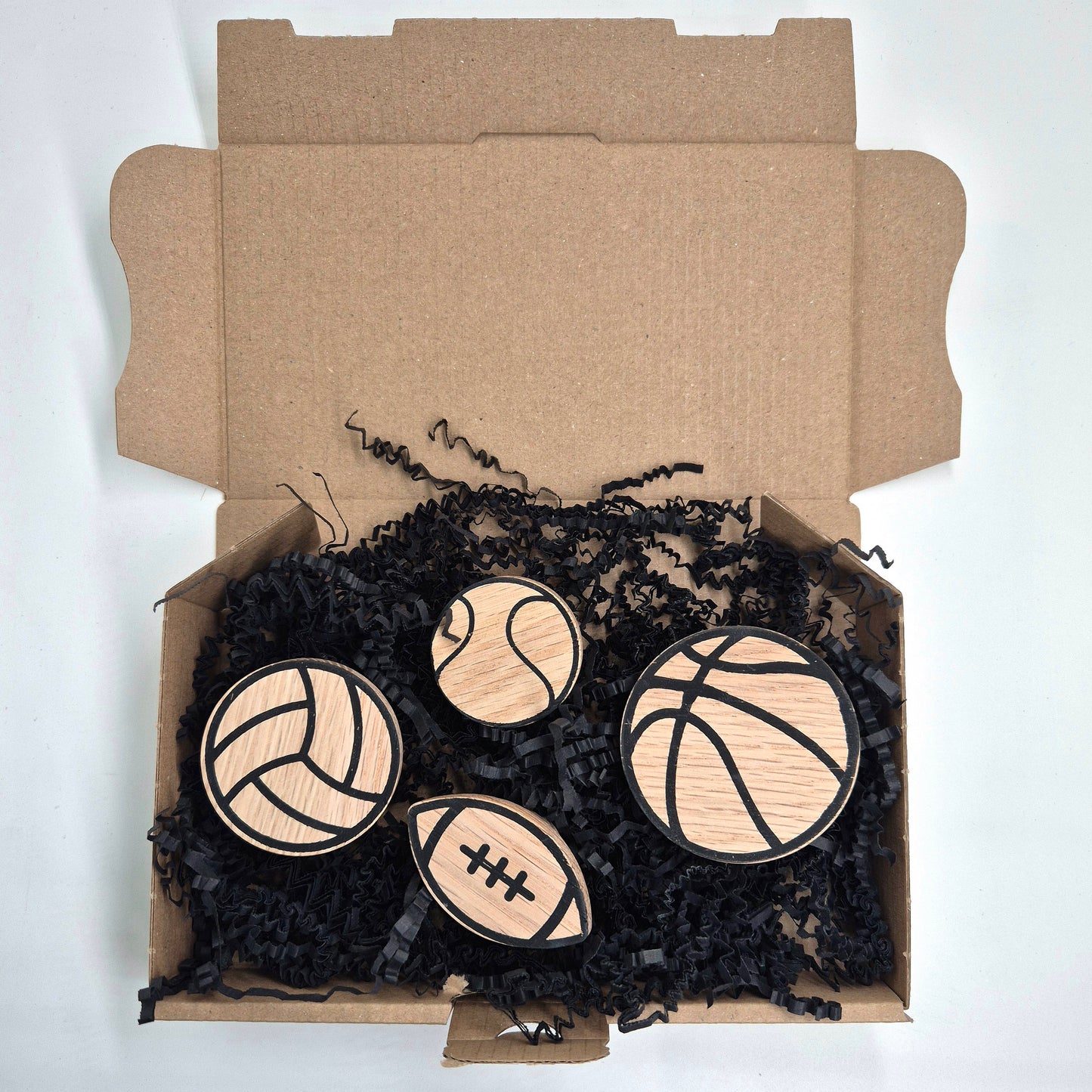 Wandhaken "Ballsport" aus Eichenholz