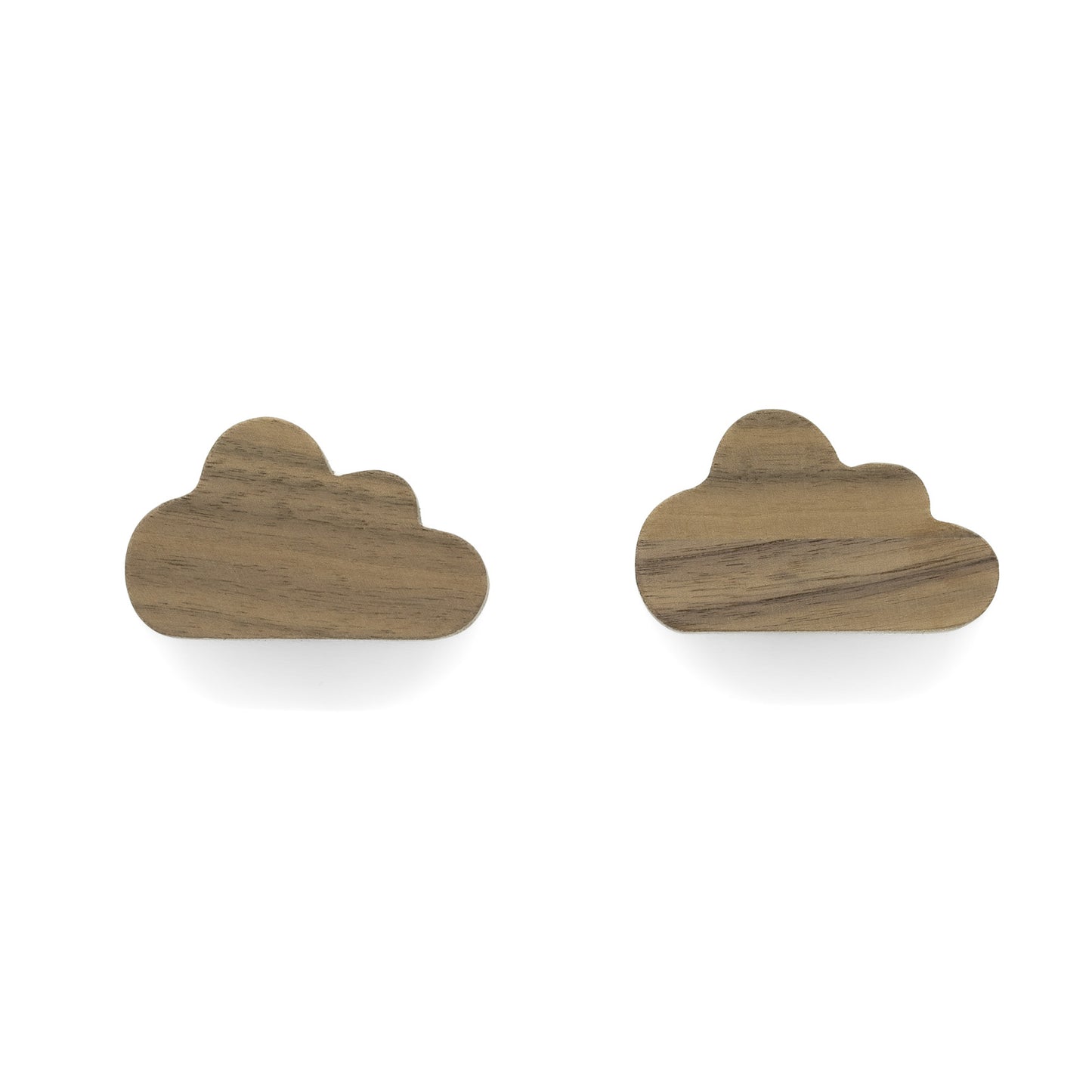 Furniture handles "Sun, Moon, and Stars" made of walnut wood
