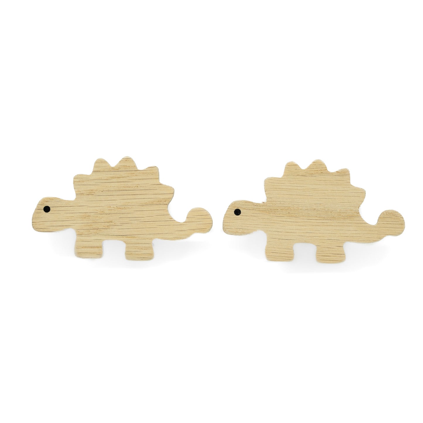 Möbelgriffe "Dinosaurier" aus Eichenholz