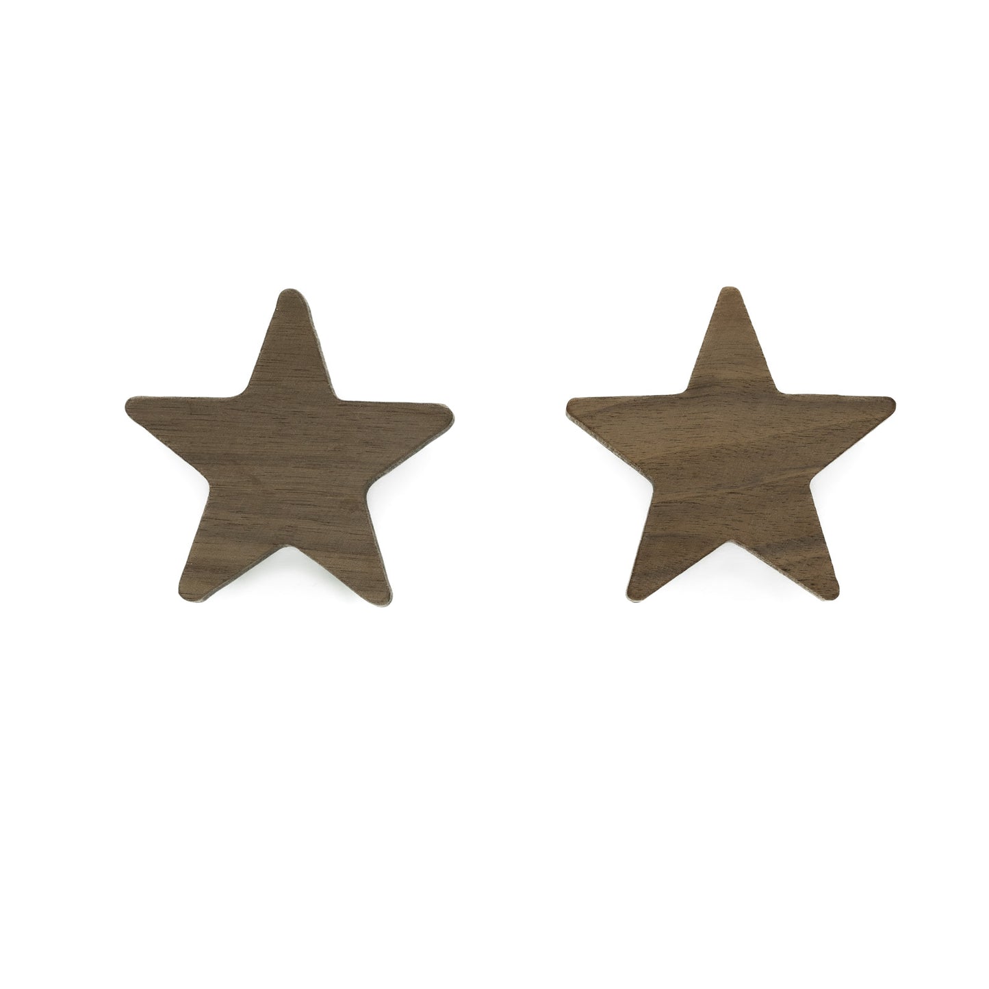 Furniture handles "Sun, Moon, and Stars" made of walnut wood