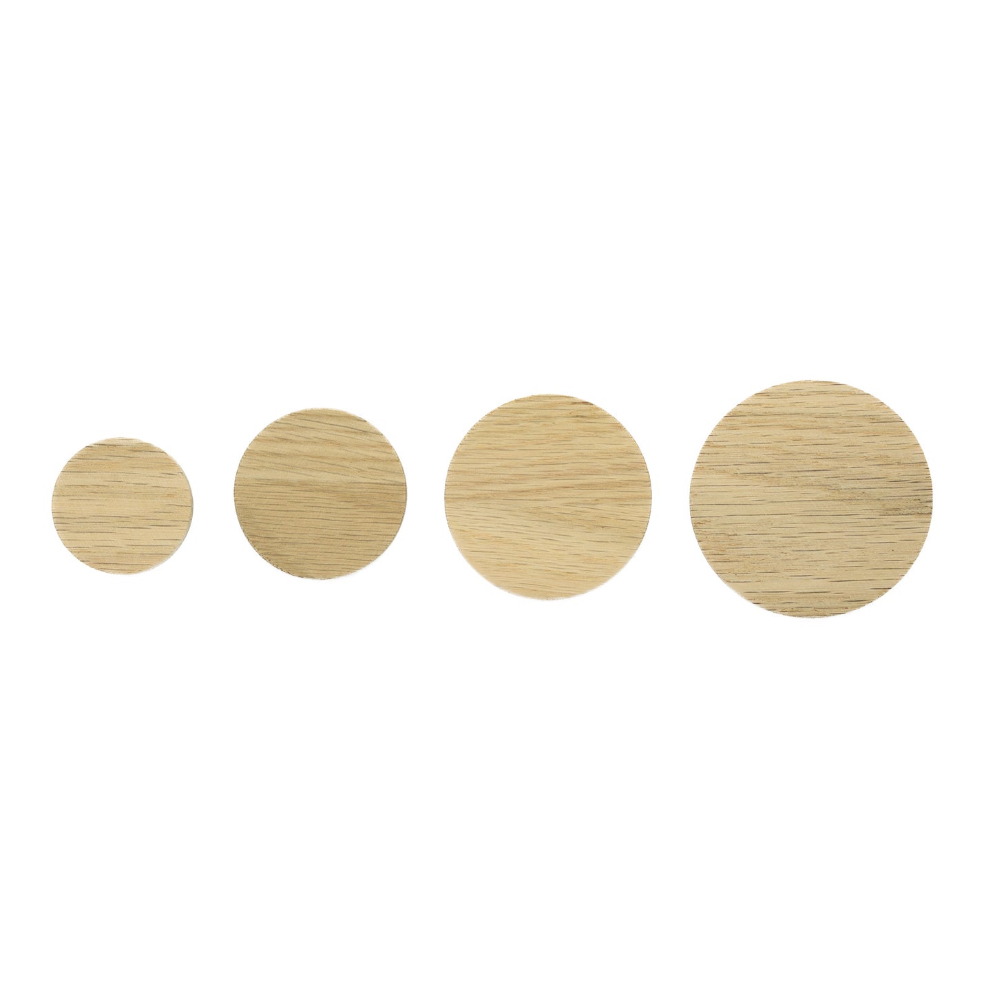 "Round" Oak Wood Wall Hook