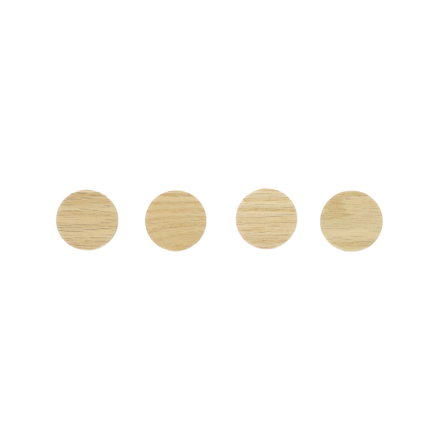 "Round" Oak Wood Wall Hook