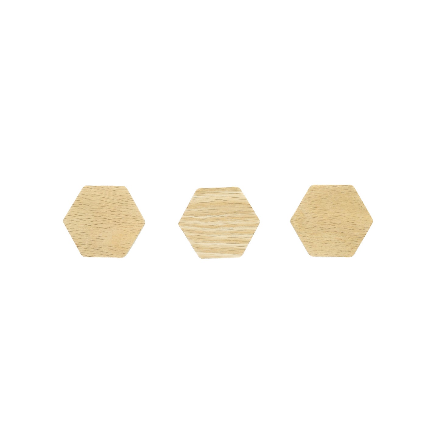 Wall Hooks 'Screws' Made of Oak Wood