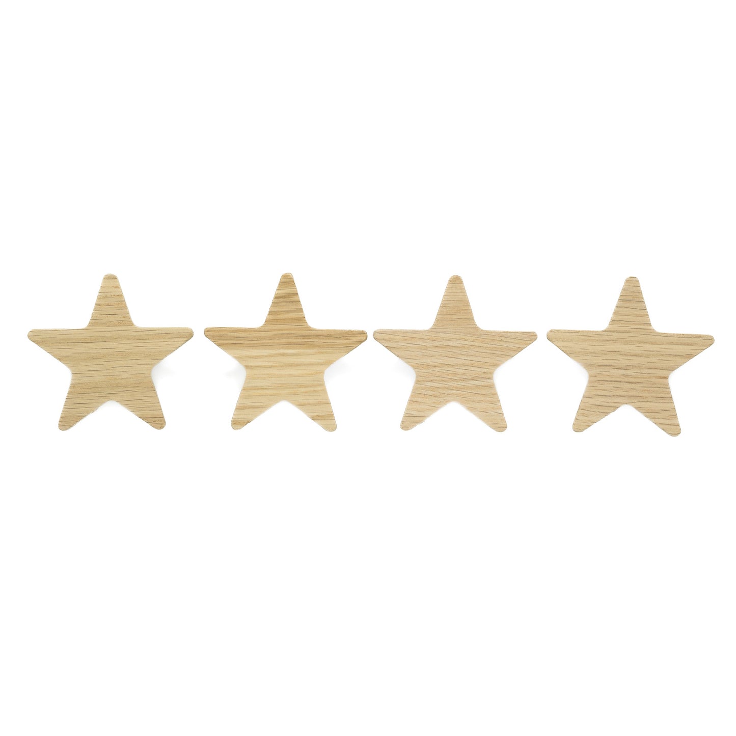Wall Hook 'Sun, Moon and Stars' Made of Oak Wood