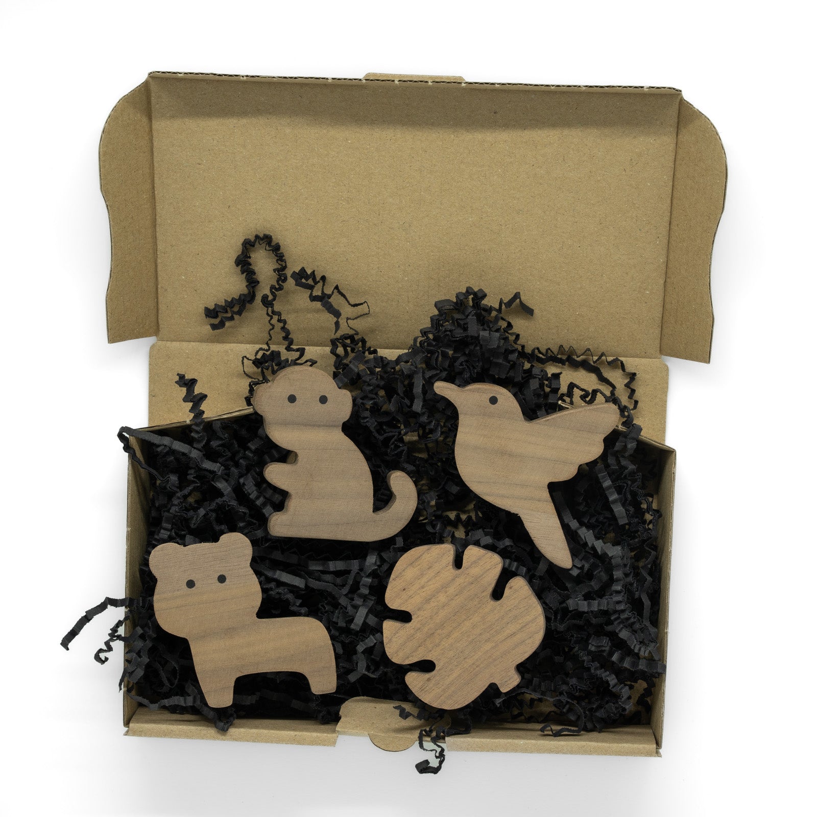 Wandhaken ,,Dschungel Tiere" Walnuss – ScandiHooks Wandhaken ,,Dschungel Tiere" Walnuss – ScandiHooks