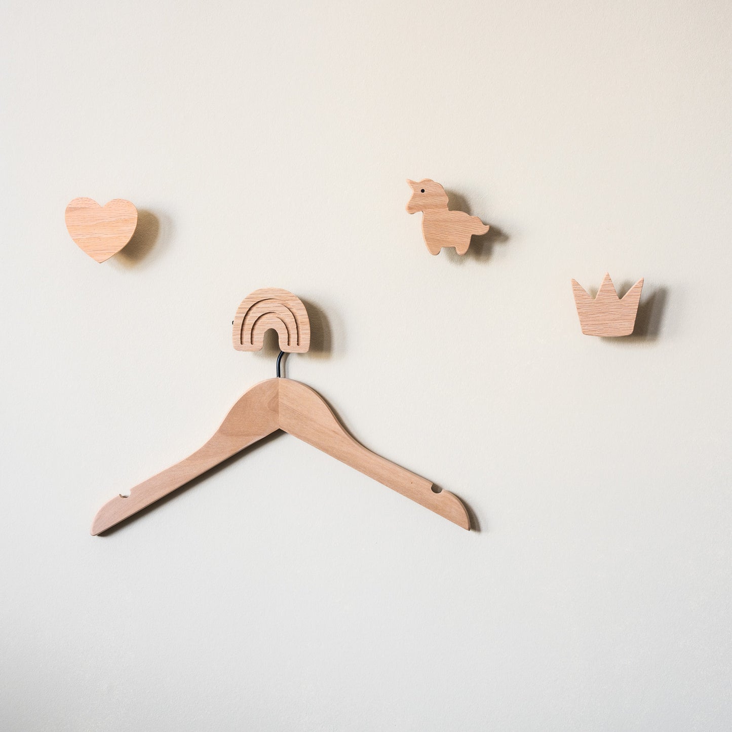 Wandhaken "Märchen" aus Eichenholz