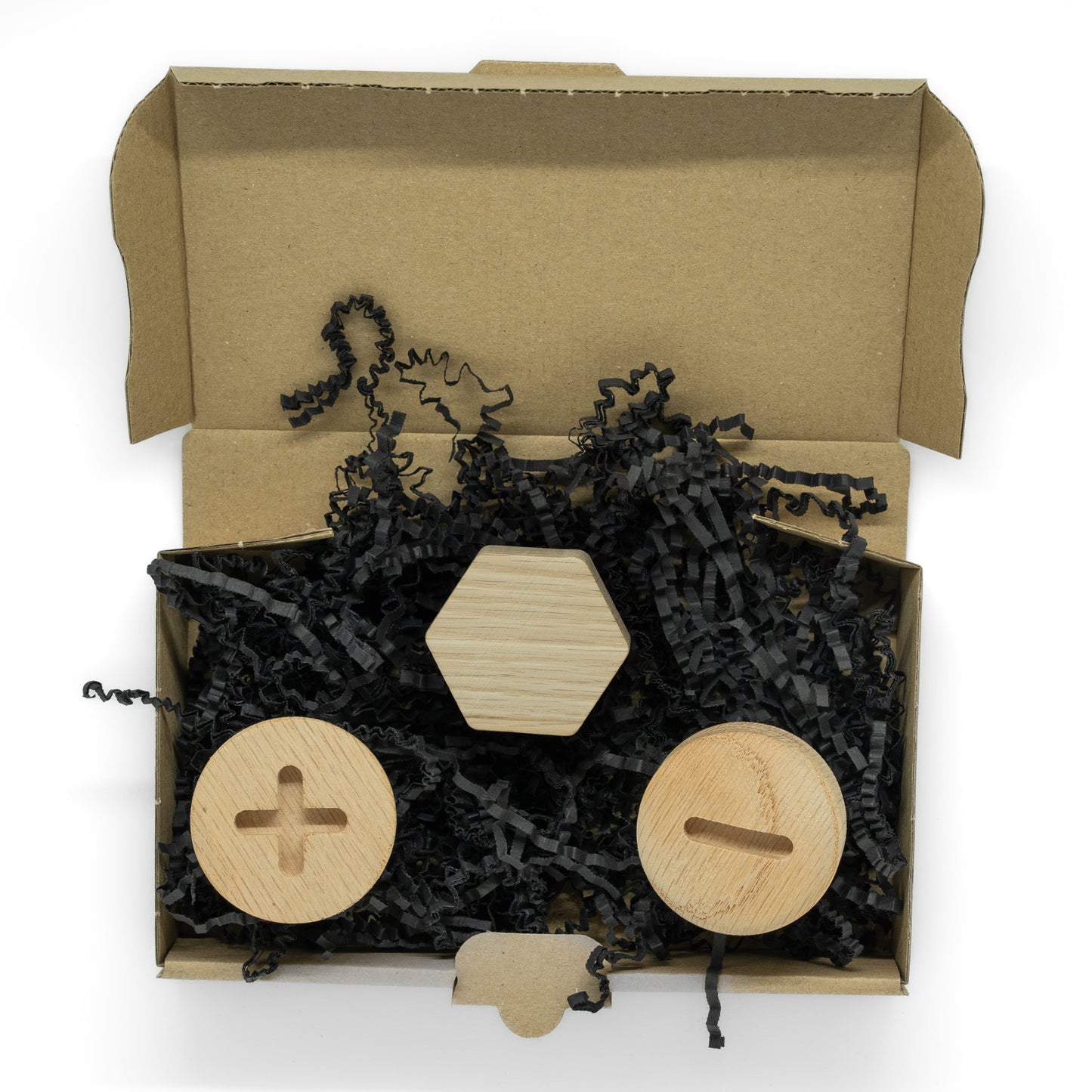 Wall Hooks 'Screws' Made of Oak Wood